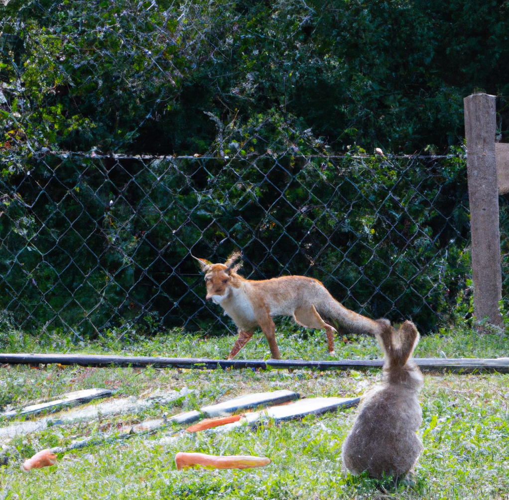 Fox Roaming in the Garden