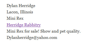 Herridge Rabbitry