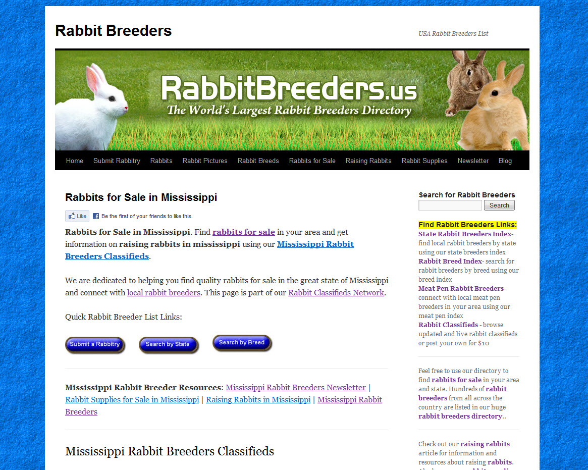 Mississippi Rabbit Breeders