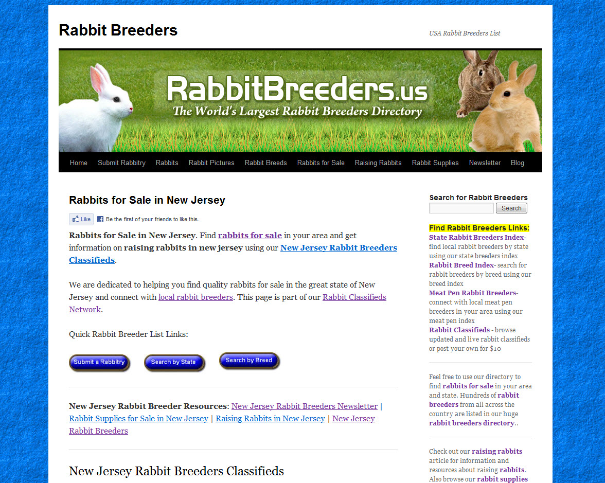 New Jersey Rabbit Breeders