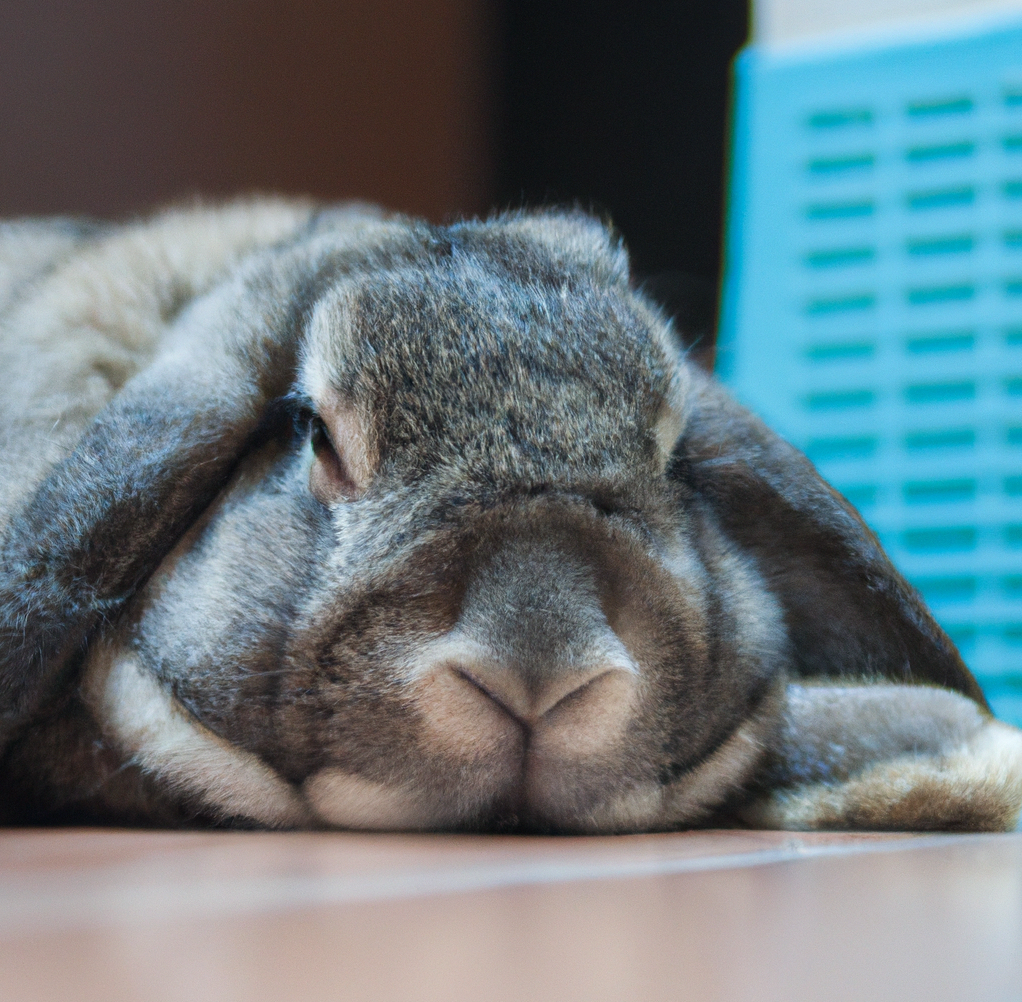 Rabbit Asking to be Pet