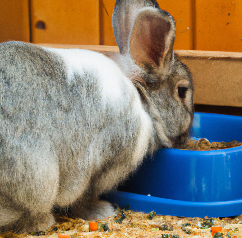 Rabbit Drinking