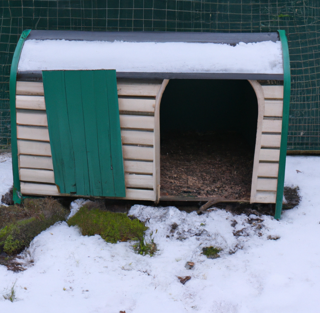 rabbit Hutch in Winter Season