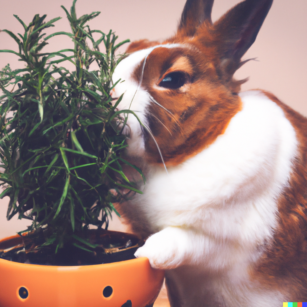 Rabbit Loves the Smell of Rosemary