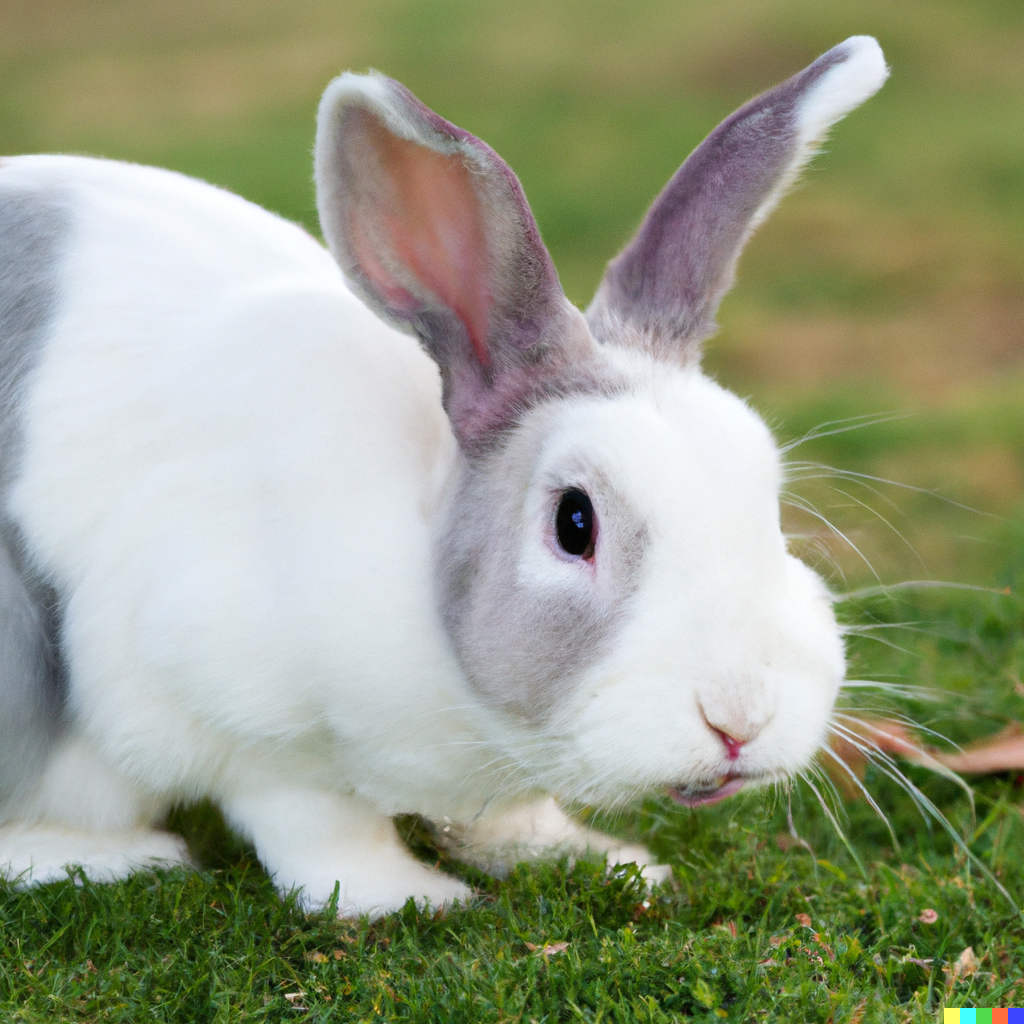 Rabbit Pet Scared in Snake