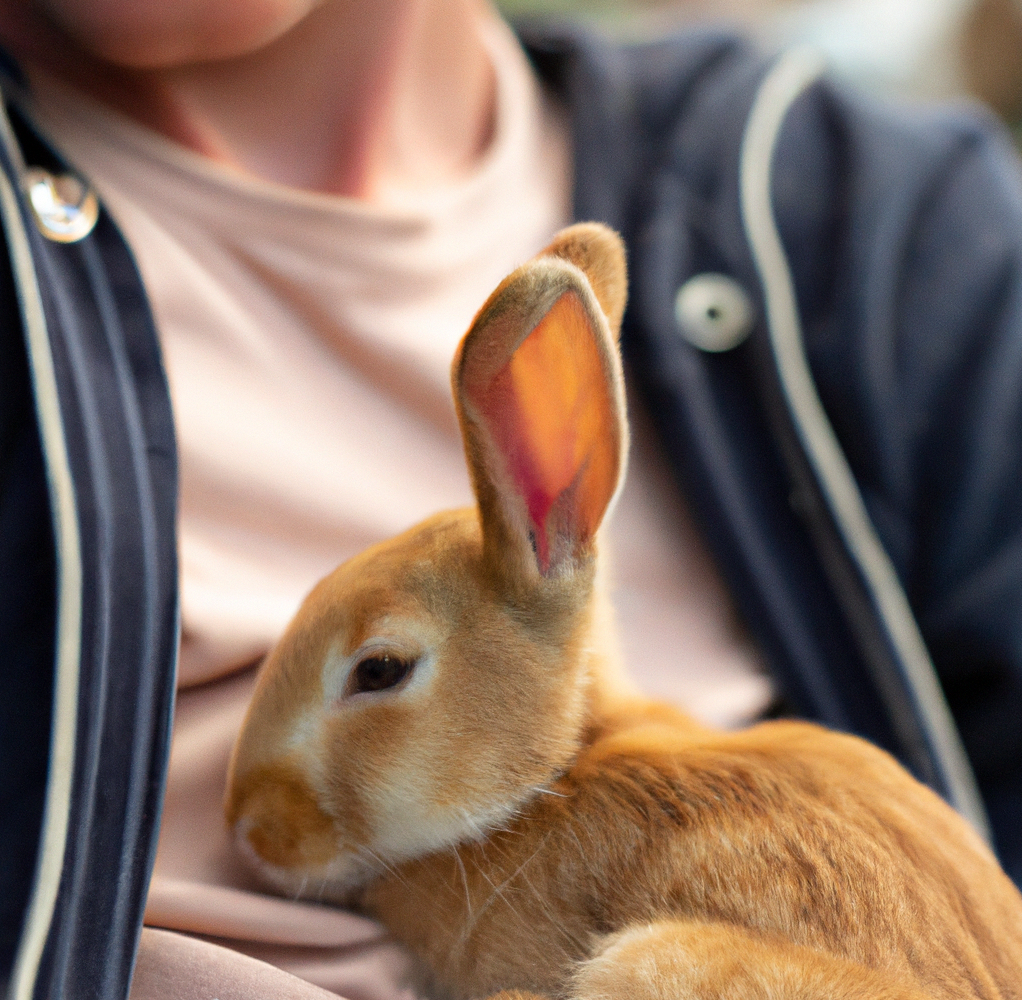 Rabbit Showing Affection