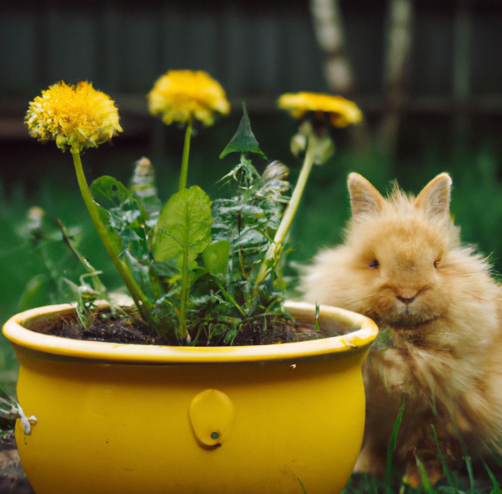 Do rabbits best sale eat dandelions