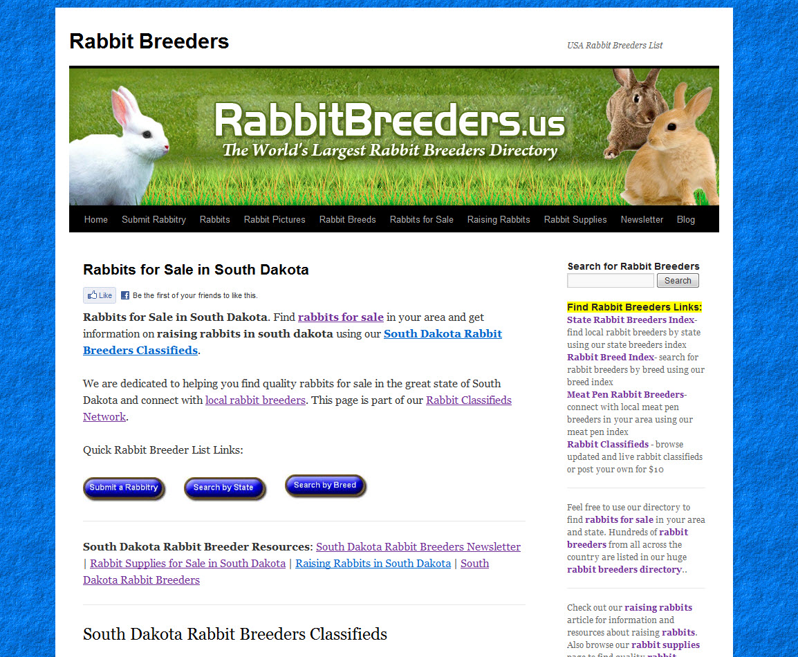 South Dakota Rabbit Breeders