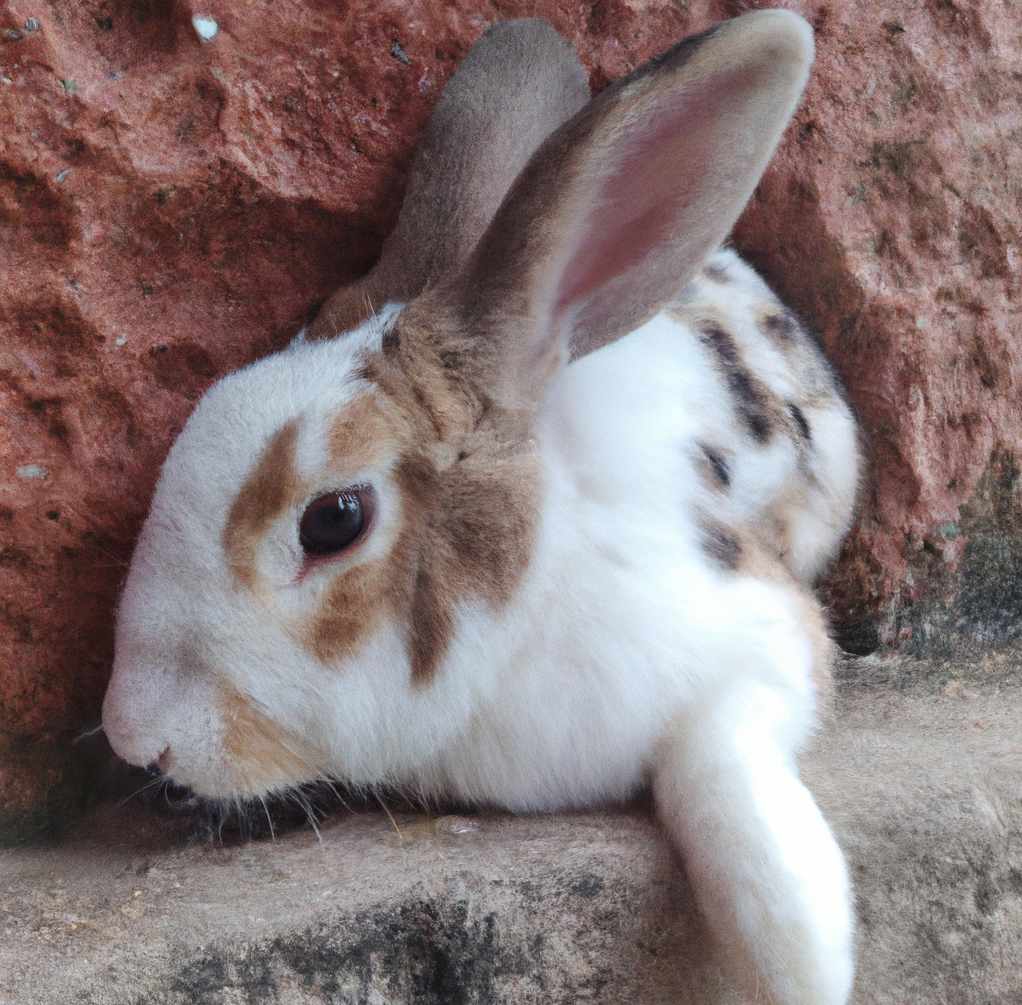 Stressed Rabbit Sitting