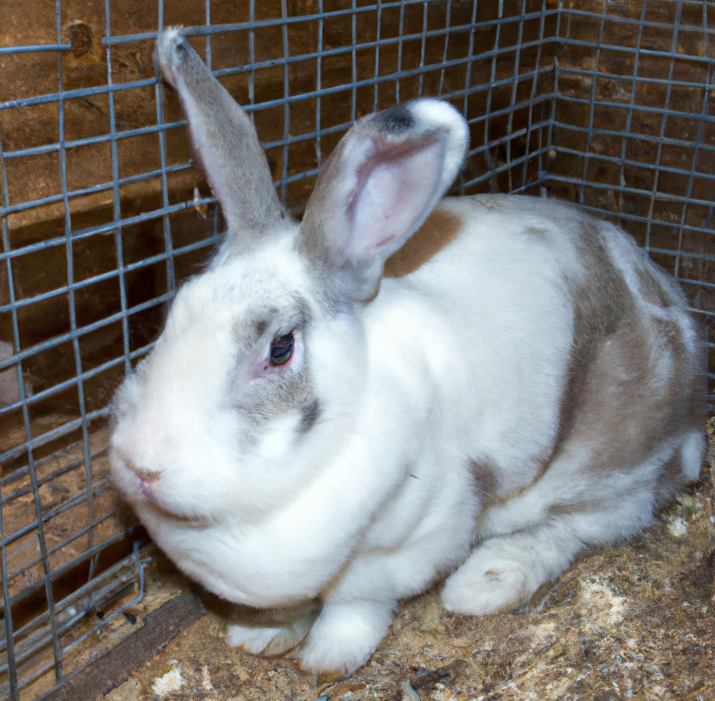 Unwell Rabbit Due to Urine